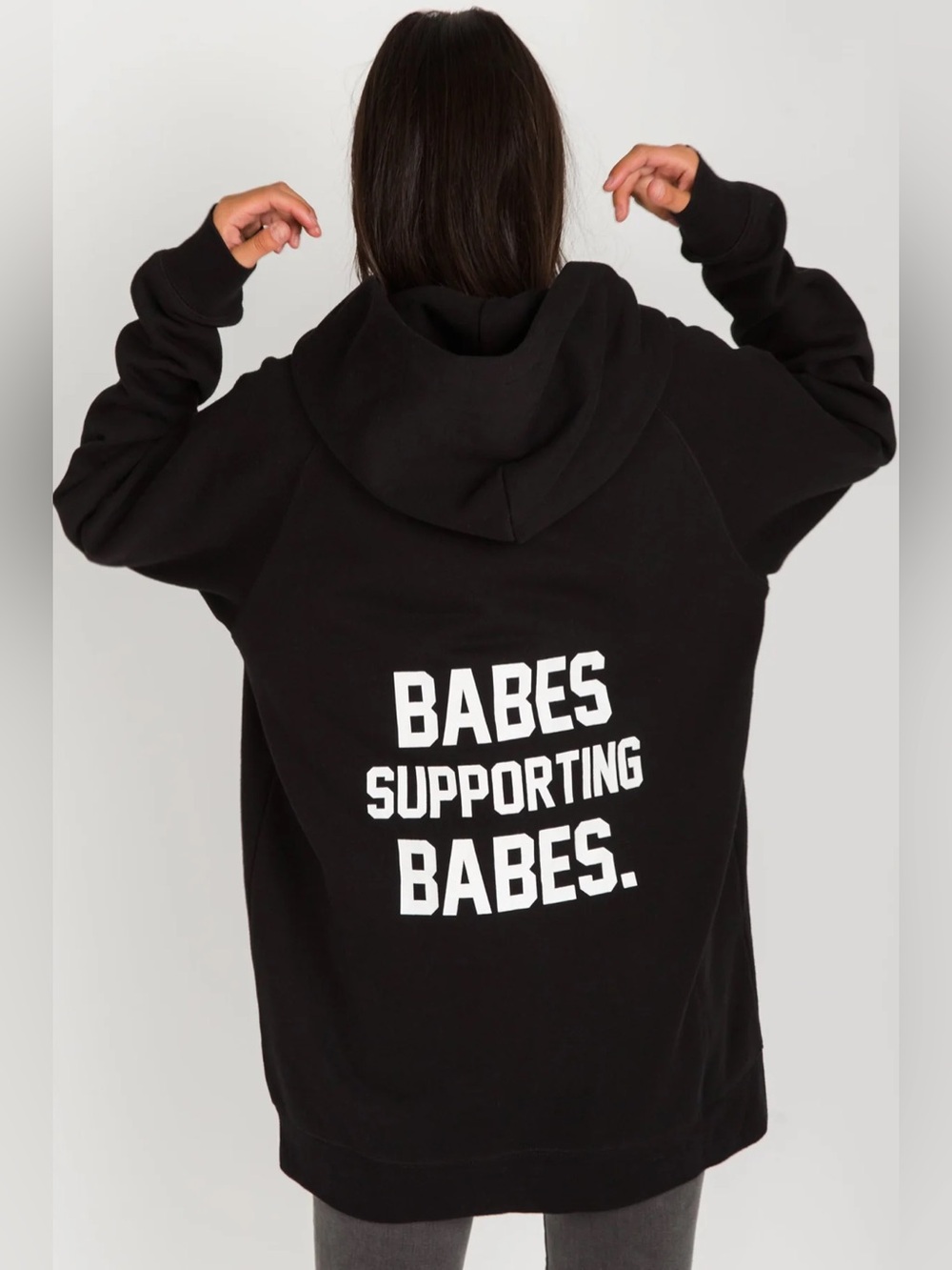 Babes Supporting Babes Big Sister Hoodie